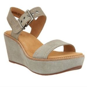 Clarks Artisan Aisley Orchid Wedge Sandals Size 9.5M